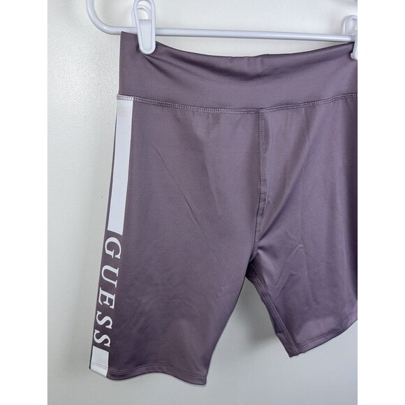 Guess Woman Xolani Logo Bike Short Dusty Lilac Women's Size S NWT - Picture 2 of 7